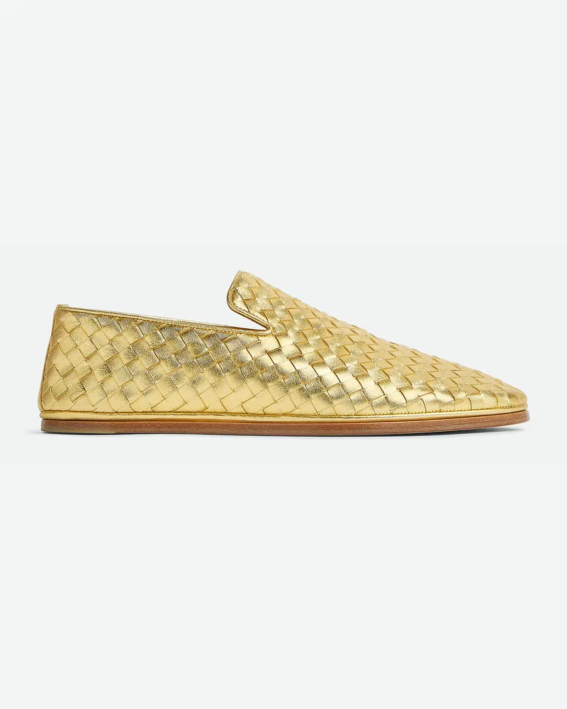 Bottega Veneta Sunday Slipper - Gold - Damen Laminiertes Lammleder Gold