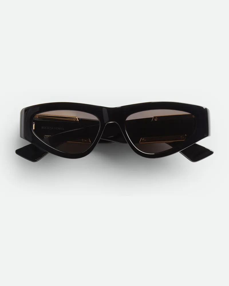 Bottega Veneta Dash Cat-eye Sonnenbrille Black