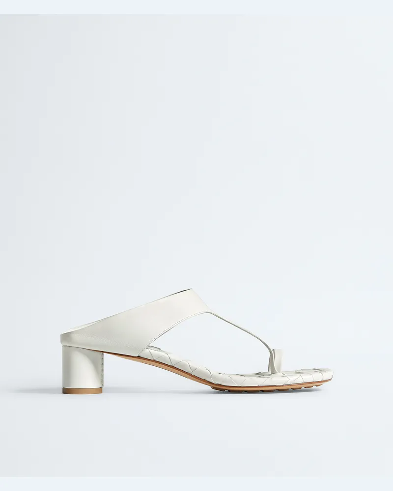 Bottega Veneta Livia Zehenstegsandalen-Weiss - Damen Weiss