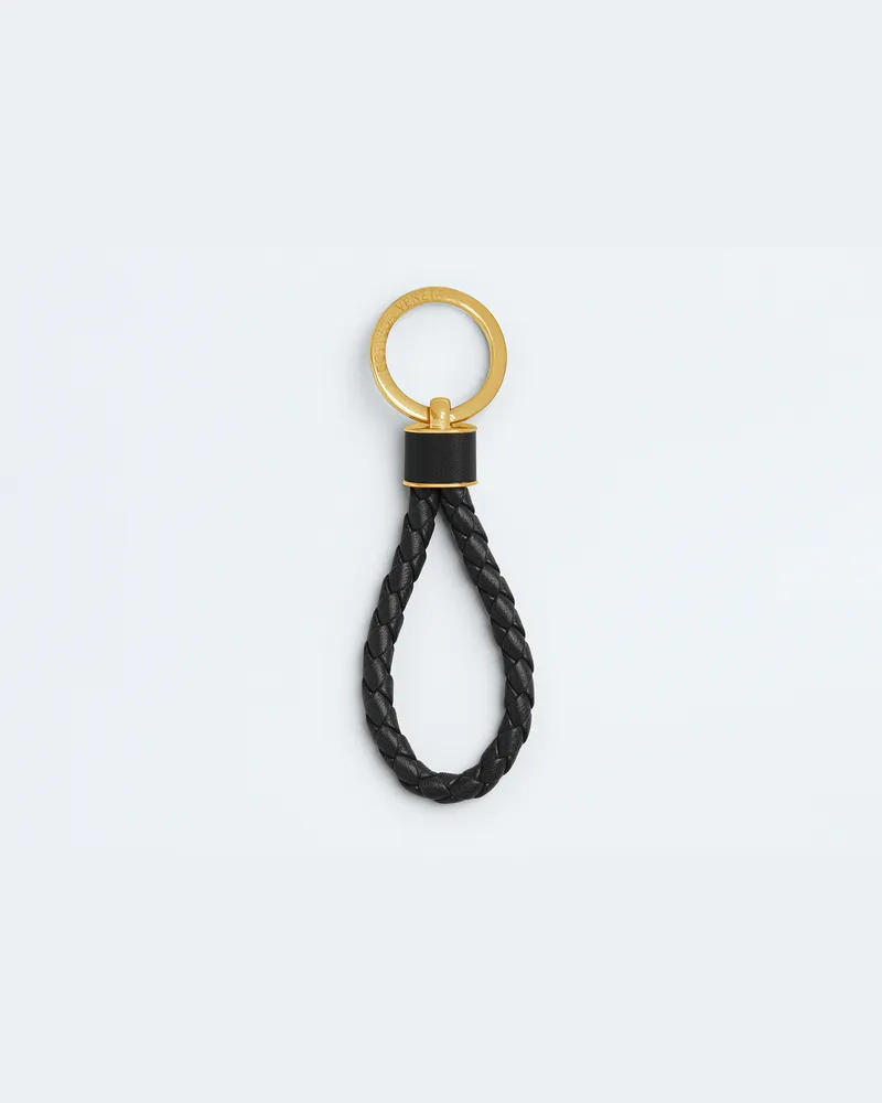 Bottega Veneta Intreccio Key Ring-Schwarz - Damen Schwarz