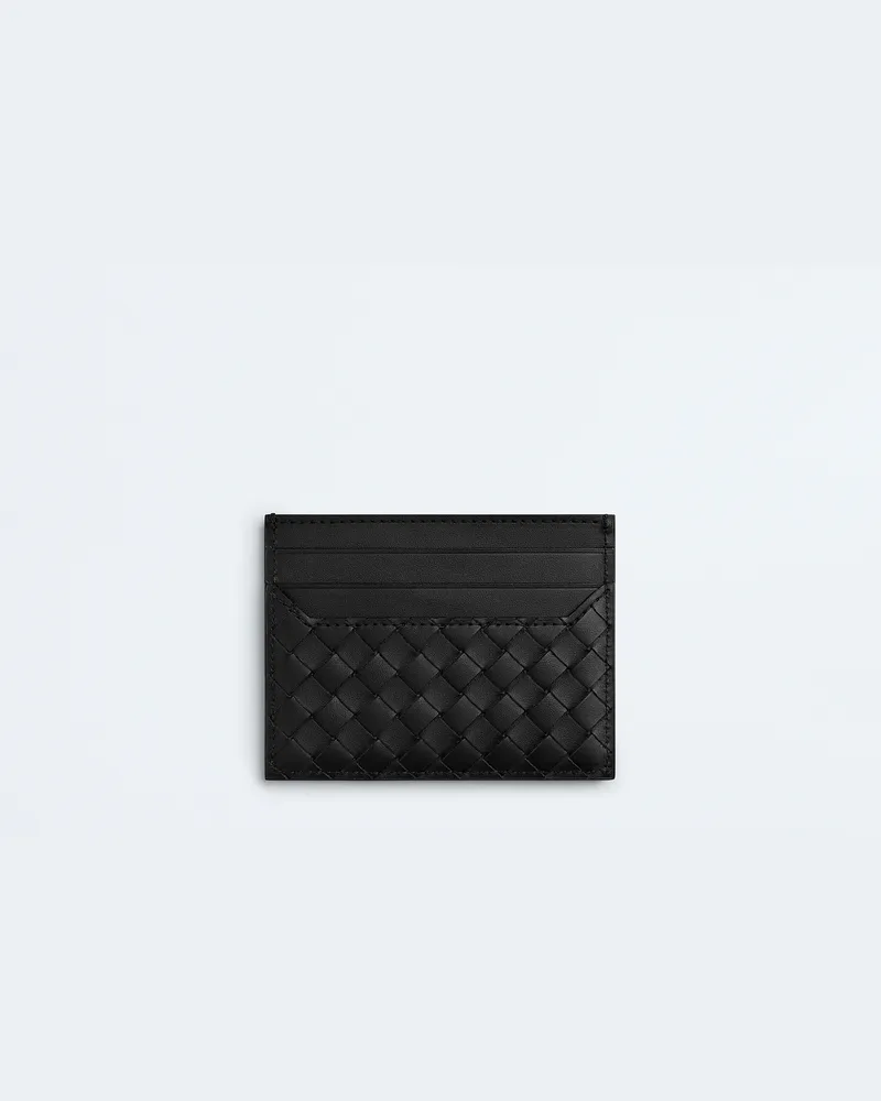 Bottega Veneta Intrecciato Piccolo Kartenetui-Schwarz - Herren Schwarz