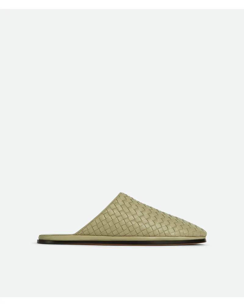 Bottega Veneta Sunday Slipper - Grün - Herren 100 % Lammleder Grün