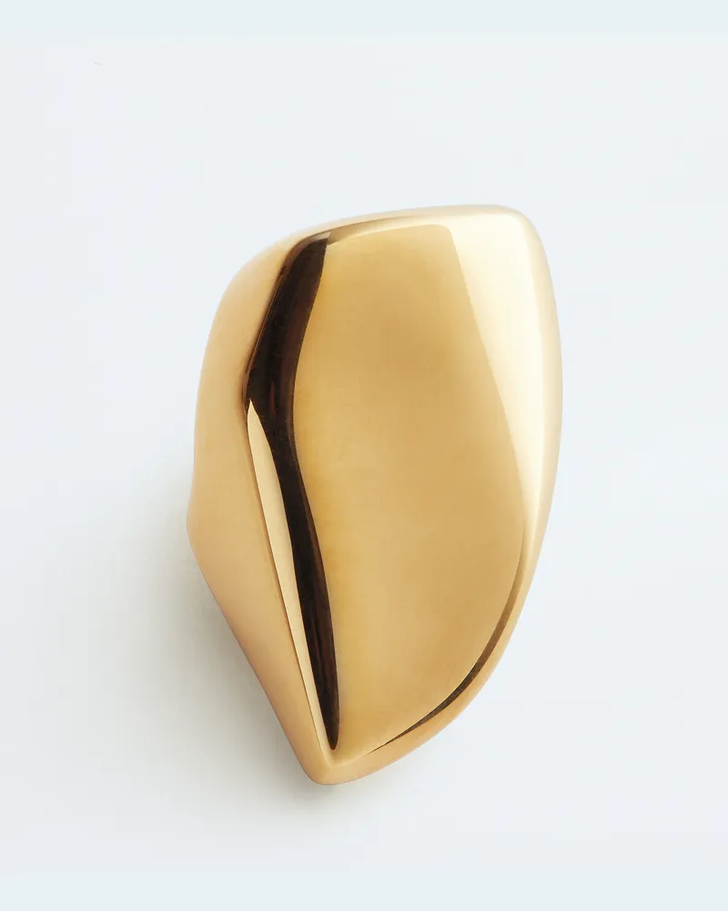 Bottega Veneta Kleine Prisma Ohrringe - Gold - Damen - 100 % Sterlingsilber Gold