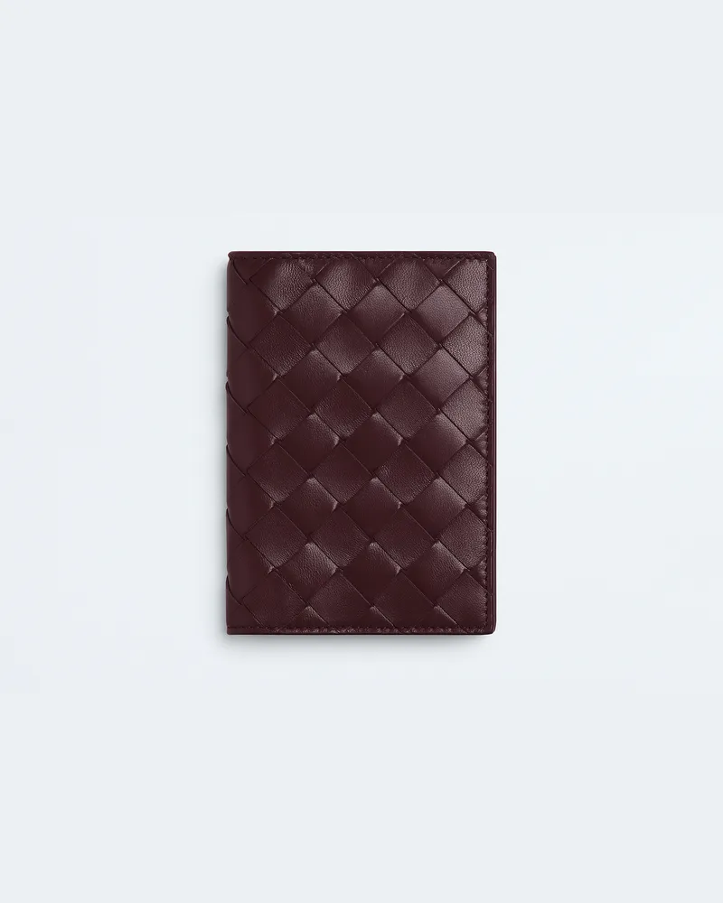 Bottega Veneta Intrecciato Reisepassetui-Bordeaux - Damen Bordeaux