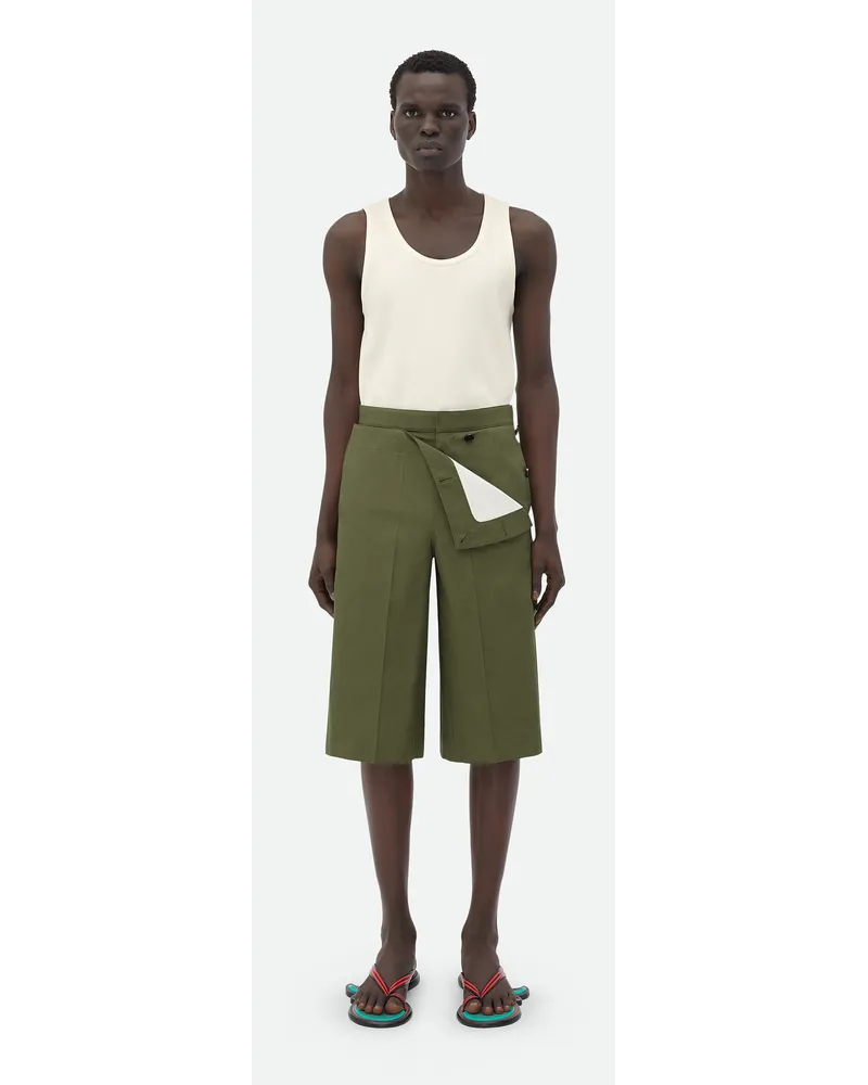 Bottega Veneta Shorts Aus Kompakter Thyme