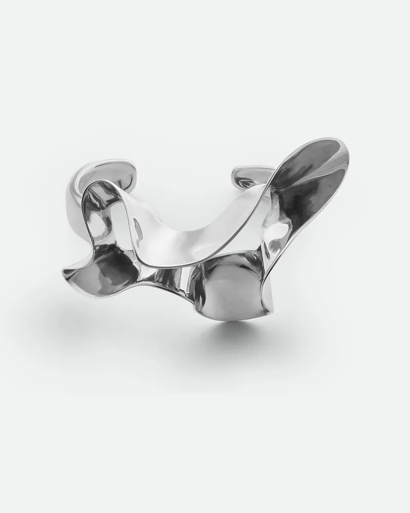 Bottega Veneta Anemone Armreif Silber
