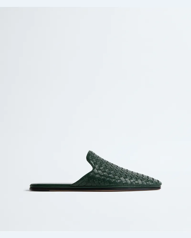 Bottega Veneta Palazzo Slipper - Grün - Herren 100 % Lammleder Grün