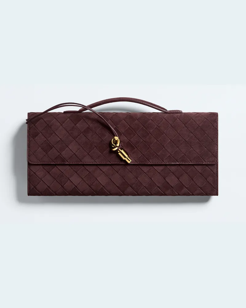 Bottega Veneta Andiamo Clutch-Bordeaux - Damen Bordeaux