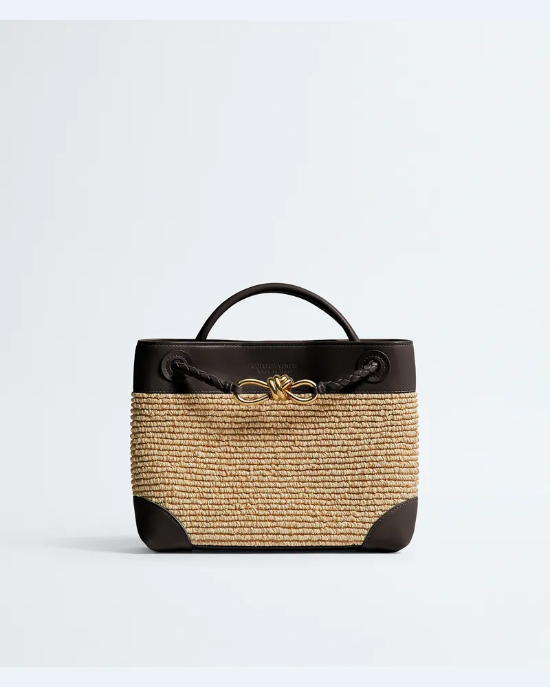 Bottega Veneta Kleine Andiamo-Beige - Damen Beige