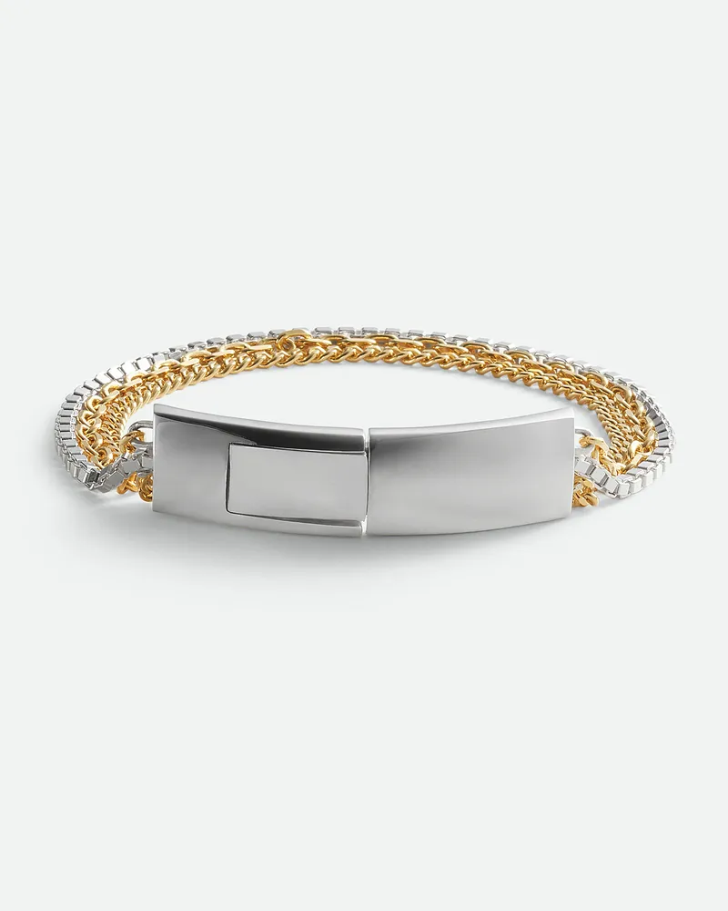 Bottega Veneta Detail Chain Armband - Gold - Damen 100 % Sterlingsilber Gold
