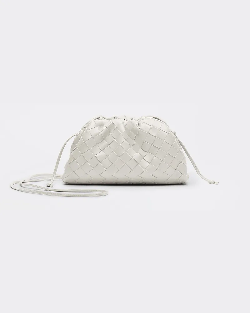 Bottega Veneta Mini Poch Chalk