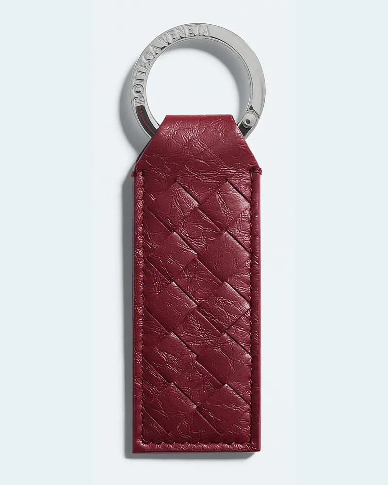 Bottega Veneta Schlüsselanhänger aus gewebtem Myzel-Rot - Herren Rot