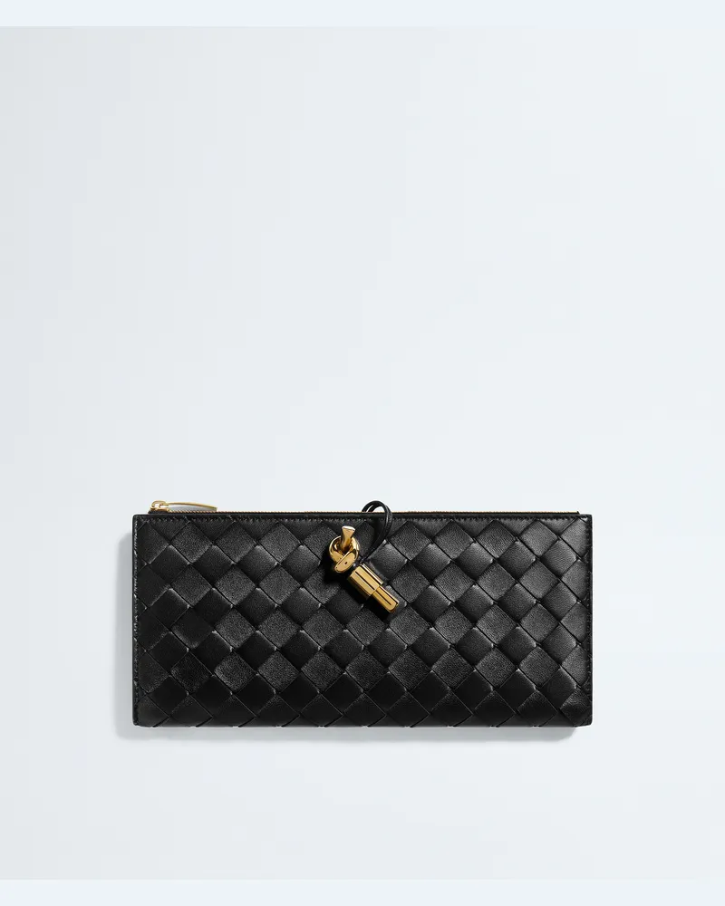 Bottega Veneta Andiamo Organizer-Geldbörse-Schwarz - Damen Schwarz