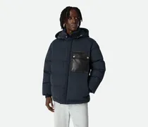 Steppjacke aus technischer Baumwolle-Blau - Herren