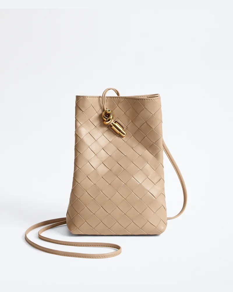 Bottega Veneta Andiamo Handytasche-Grau - Damen Grau