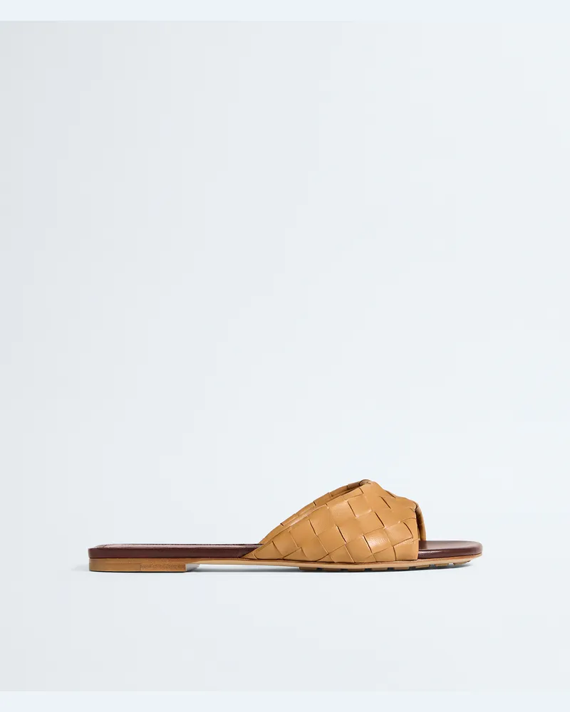 Bottega Veneta Flache Livia Mules-Beige - Damen Beige