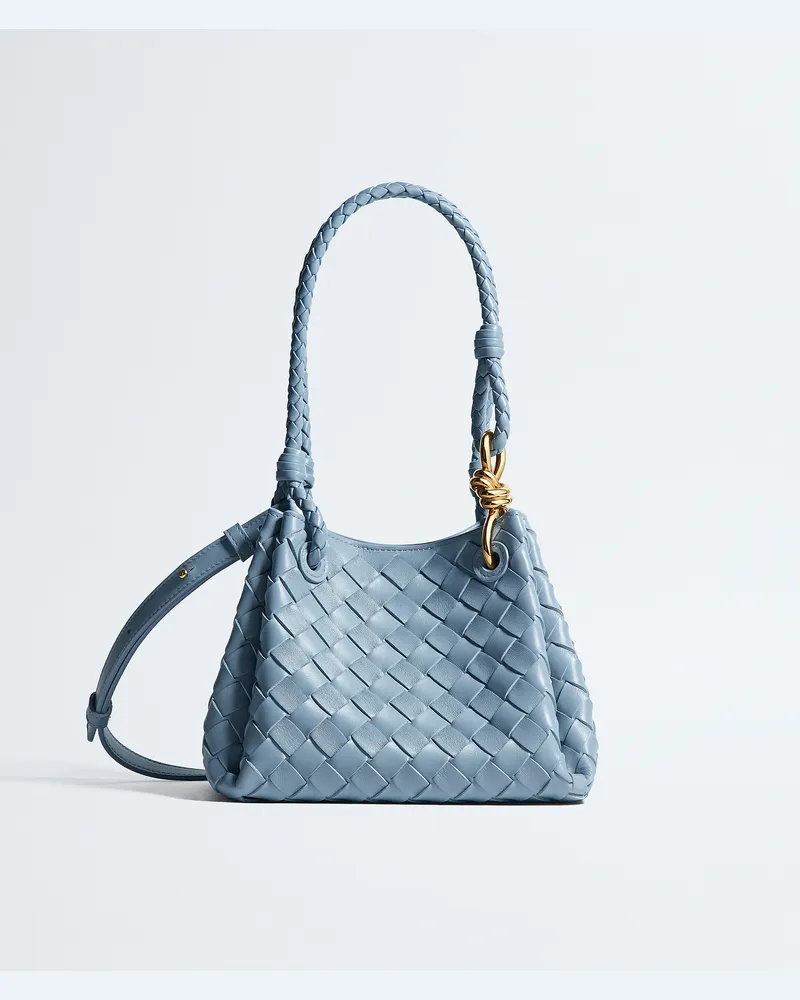 Bottega Veneta Kleine Parachute-Blau - Damen Blau