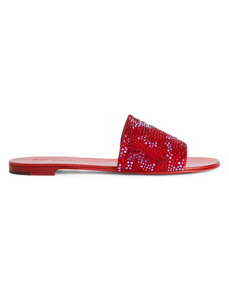 Giuseppe Zanotti ADELIA STARLIGHT Flats Red