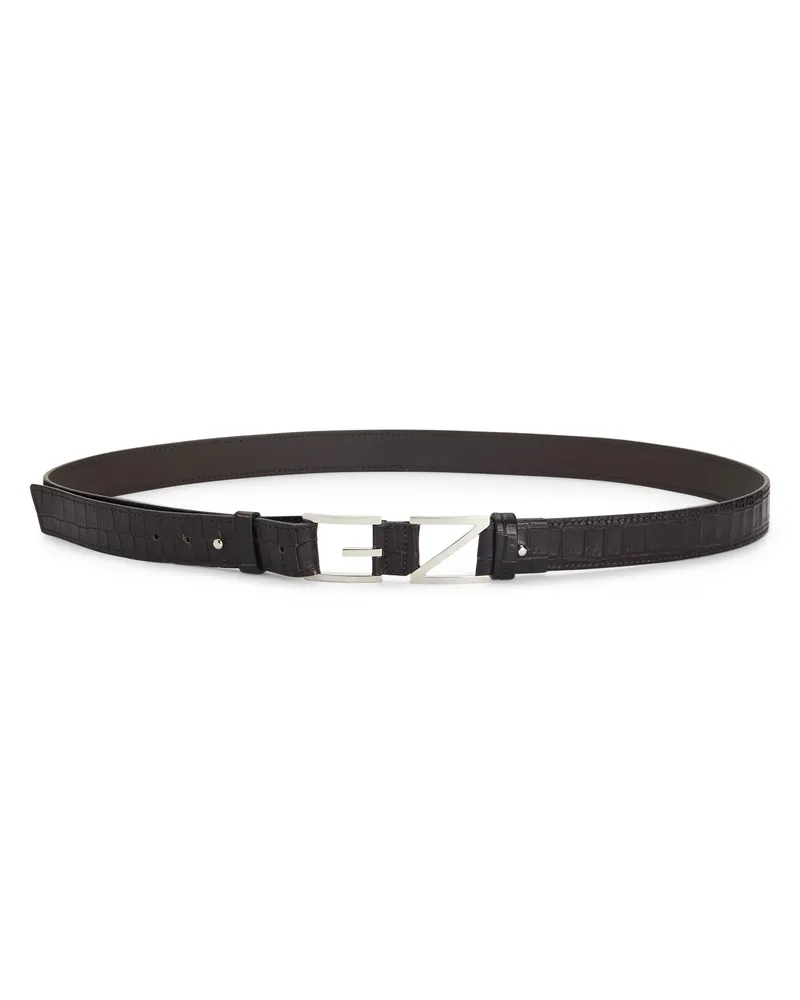 Giuseppe Zanotti GZ BLOCK Belts Brown