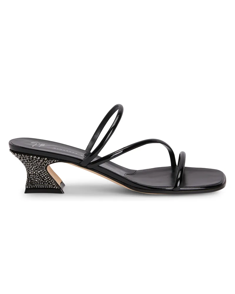 Giuseppe Zanotti AUDE STRASS Sandals Black