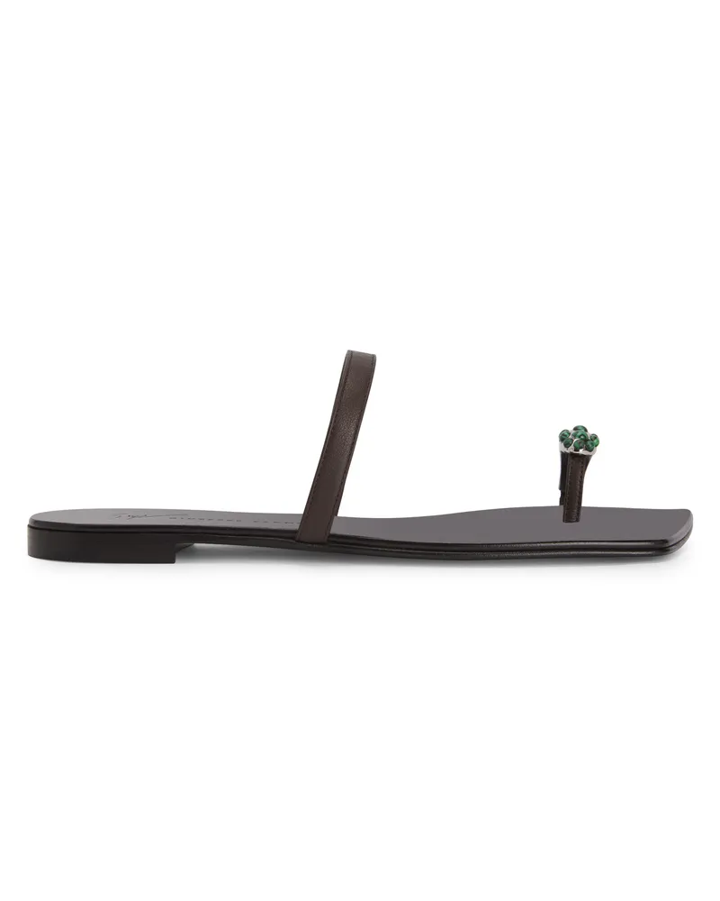 Giuseppe Zanotti ALCHEMISIA RING Flats Brown