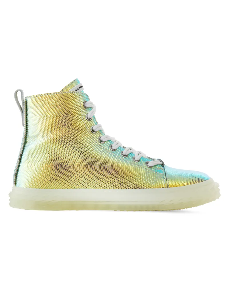 Giuseppe Zanotti BLABBER Mid top sneakers Silver