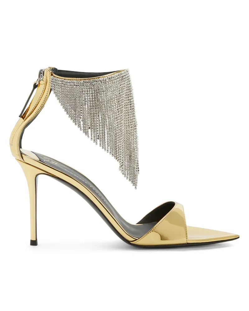 Giuseppe Zanotti INTRIIGO CRYSTAL Sandals Gold