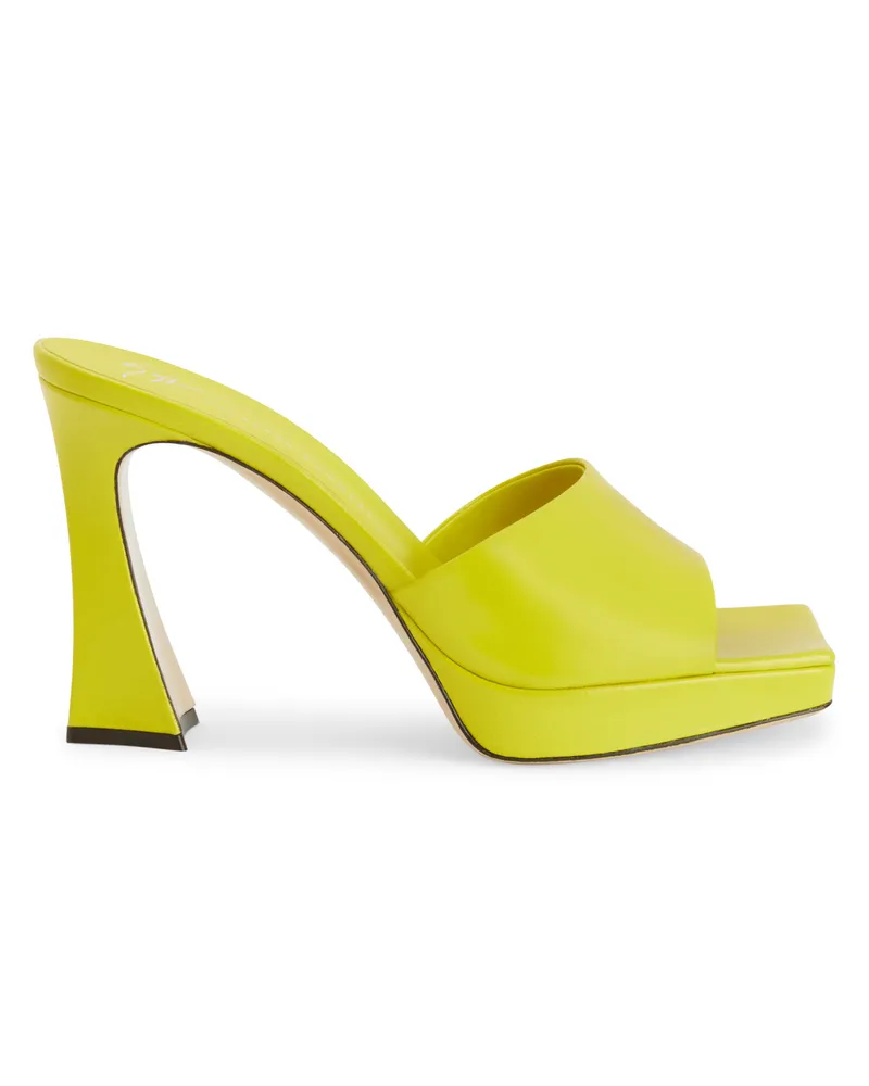 Giuseppe Zanotti SOLHENE PLATFORM Sandals Yellow