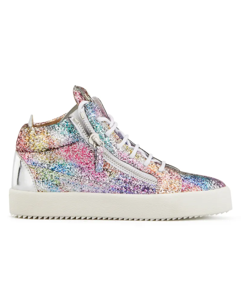 Giuseppe Zanotti KRISS GLITTER Mid top sneakers Multicolor