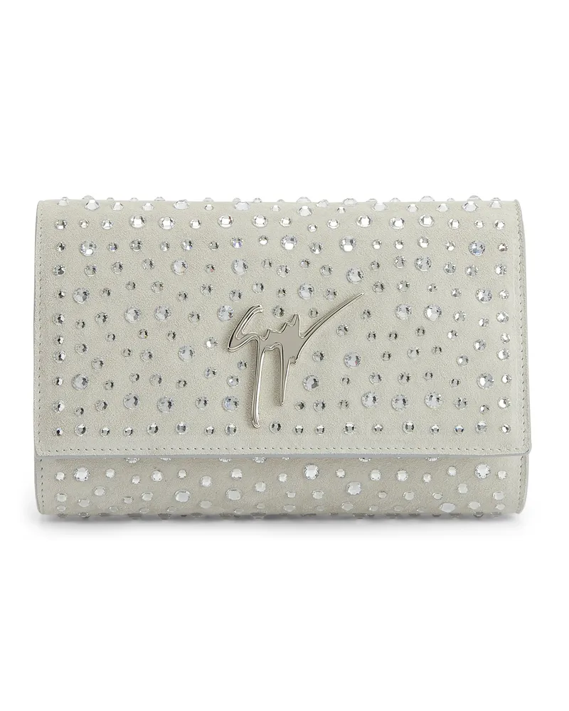 Giuseppe Zanotti CLEOPATRA DIAMOND Clutches Grey