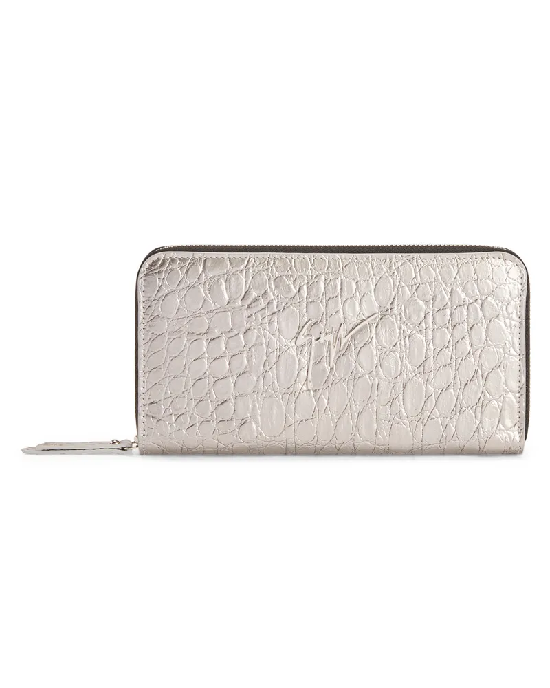 Giuseppe Zanotti CHARLOTTE Wallets Silver