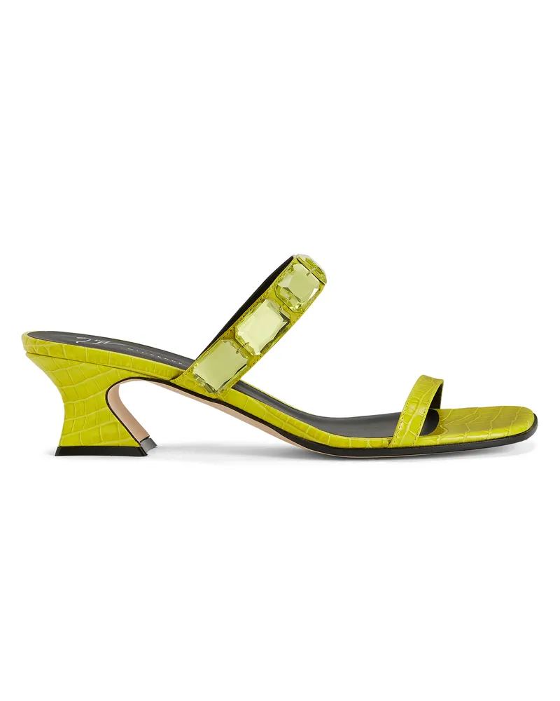 Giuseppe Zanotti FLAMINIA SQUARE Sandals Yellow