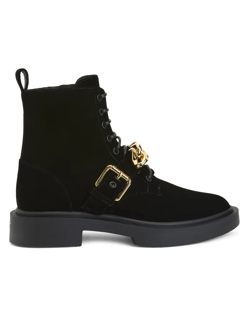 Giuseppe Zanotti ADRIC VELVET Boots Black
