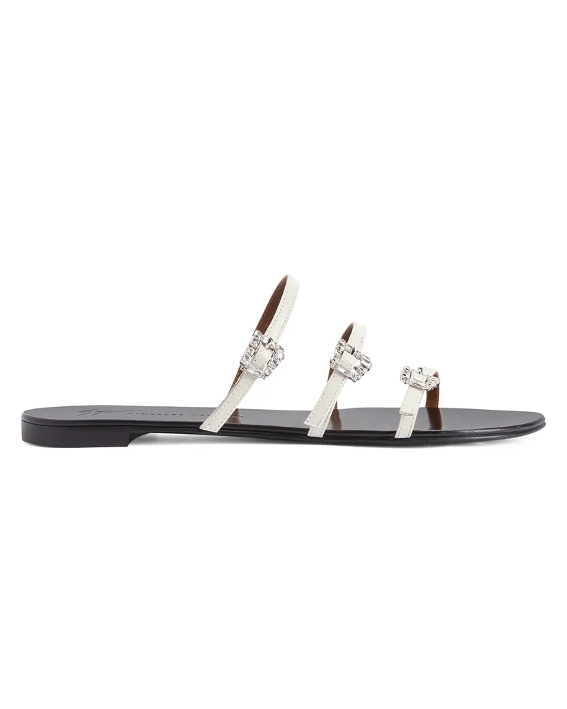 Giuseppe Zanotti HIMARI FLAT Flat Sandals Off_white