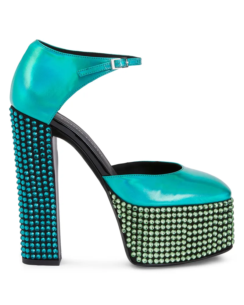 Giuseppe Zanotti BEBE STRASS Sandals Blue