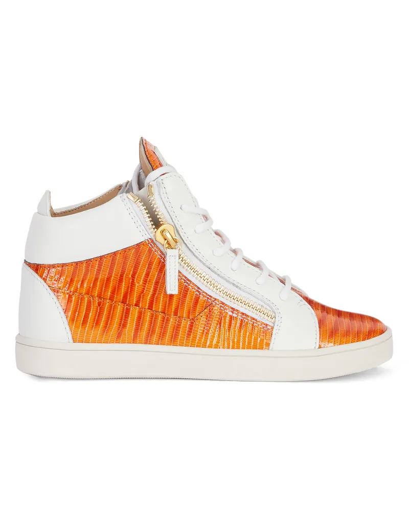 Giuseppe Zanotti KRISS Mid top sneakers Orange