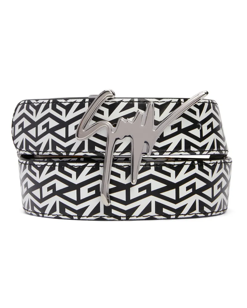 Giuseppe Zanotti GIUSEPPE MONOGRAM Belts Black