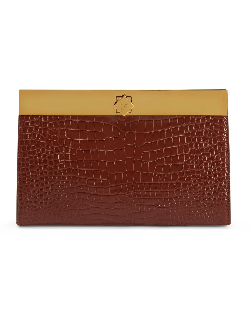 Giuseppe Zanotti TANAYA Clutches Brown