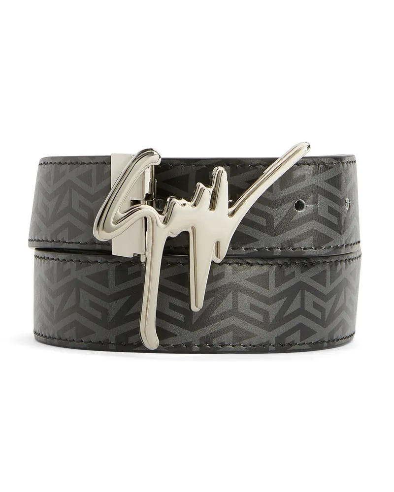 Giuseppe Zanotti GIUSEPPE MONOGRAM Belts Black