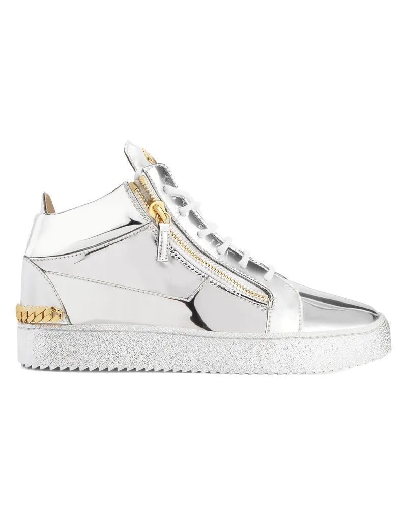 Giuseppe Zanotti FRANKIE Mid top sneakers Silver