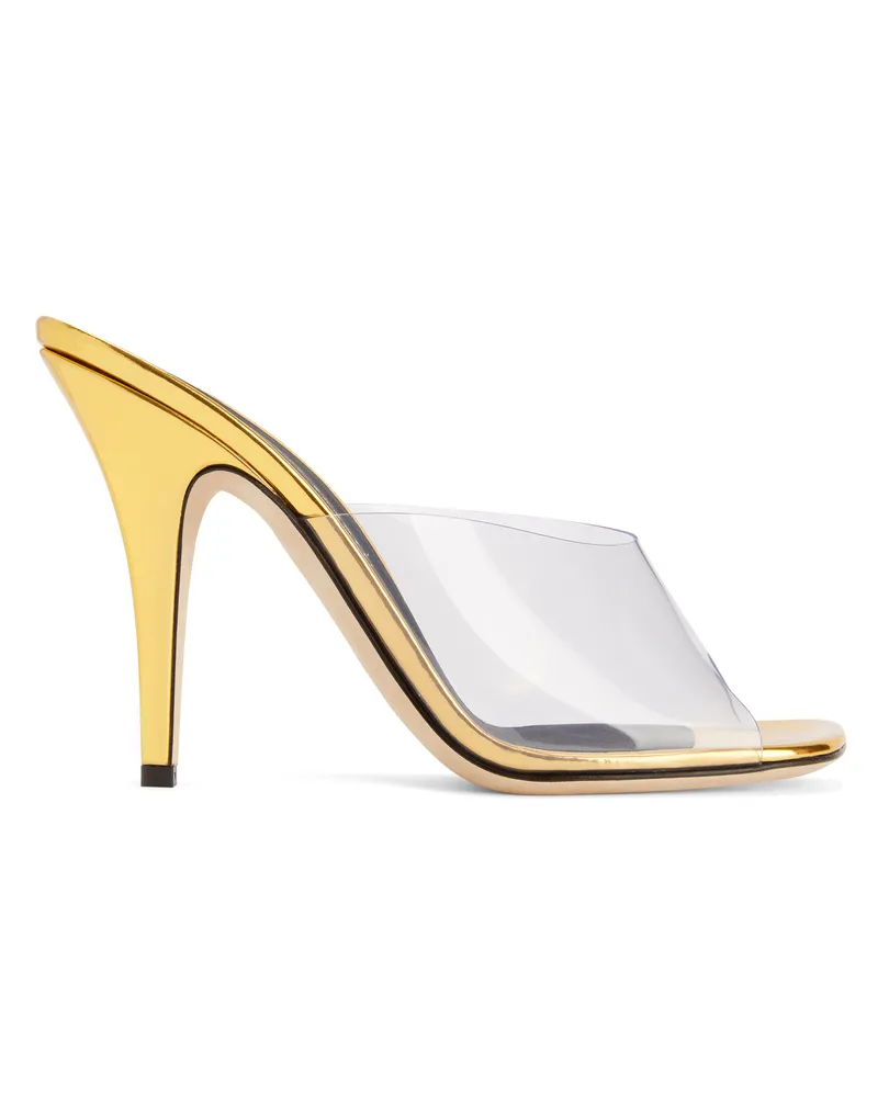 Giuseppe Zanotti EARTHSHINE PLEXY Sandals Gold