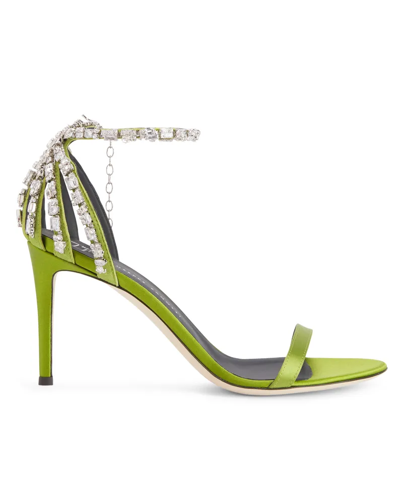 Giuseppe Zanotti ADELE CRYSTAL Sandals Green