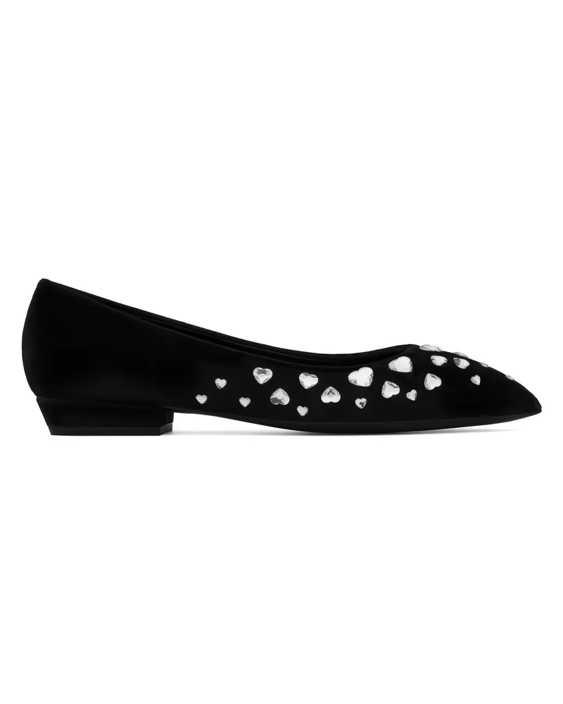 Giuseppe Zanotti NANCIE LOVE Flats Black