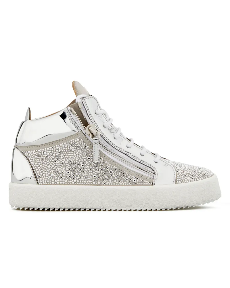 Giuseppe Zanotti KRISS TWINKLE Mid top sneakers White