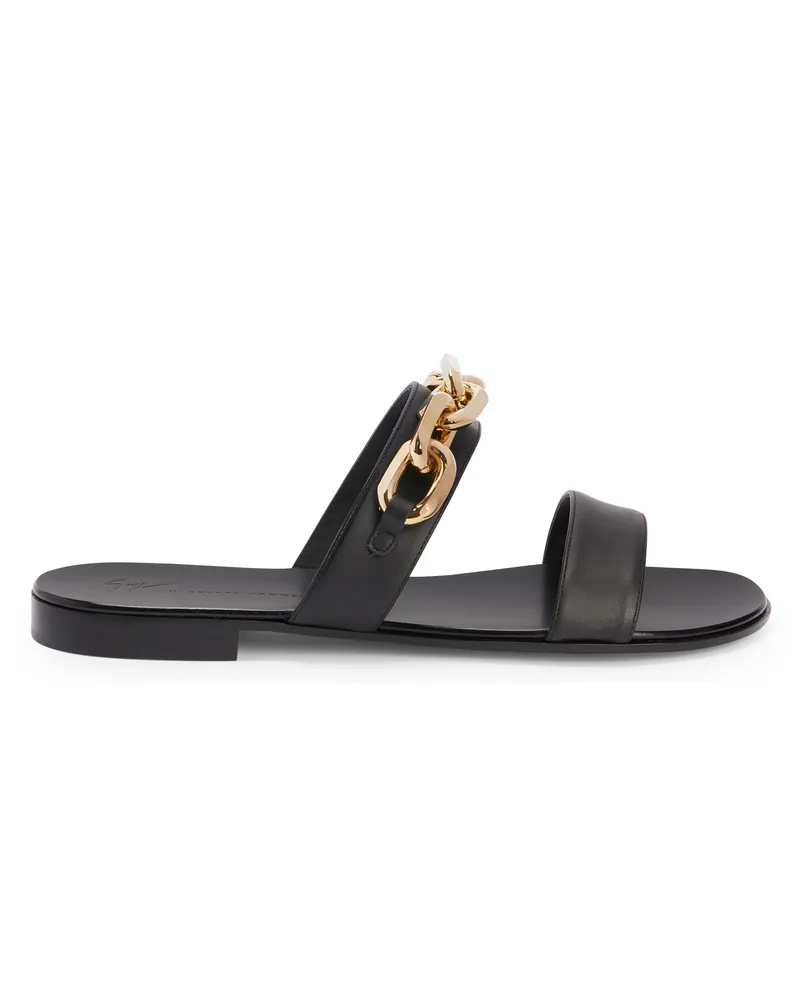 Giuseppe Zanotti AUBERT CHAIN Sandals Black