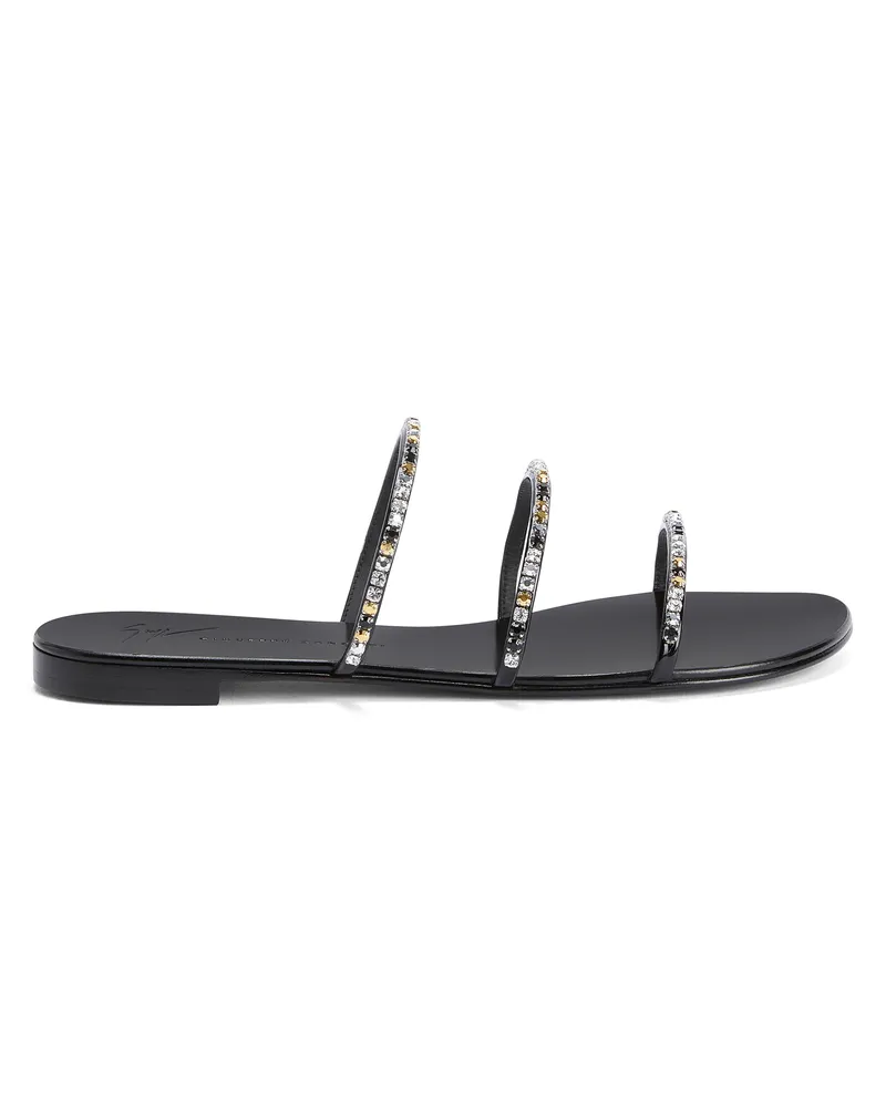 Giuseppe Zanotti DARK COLORFUL Flats Black
