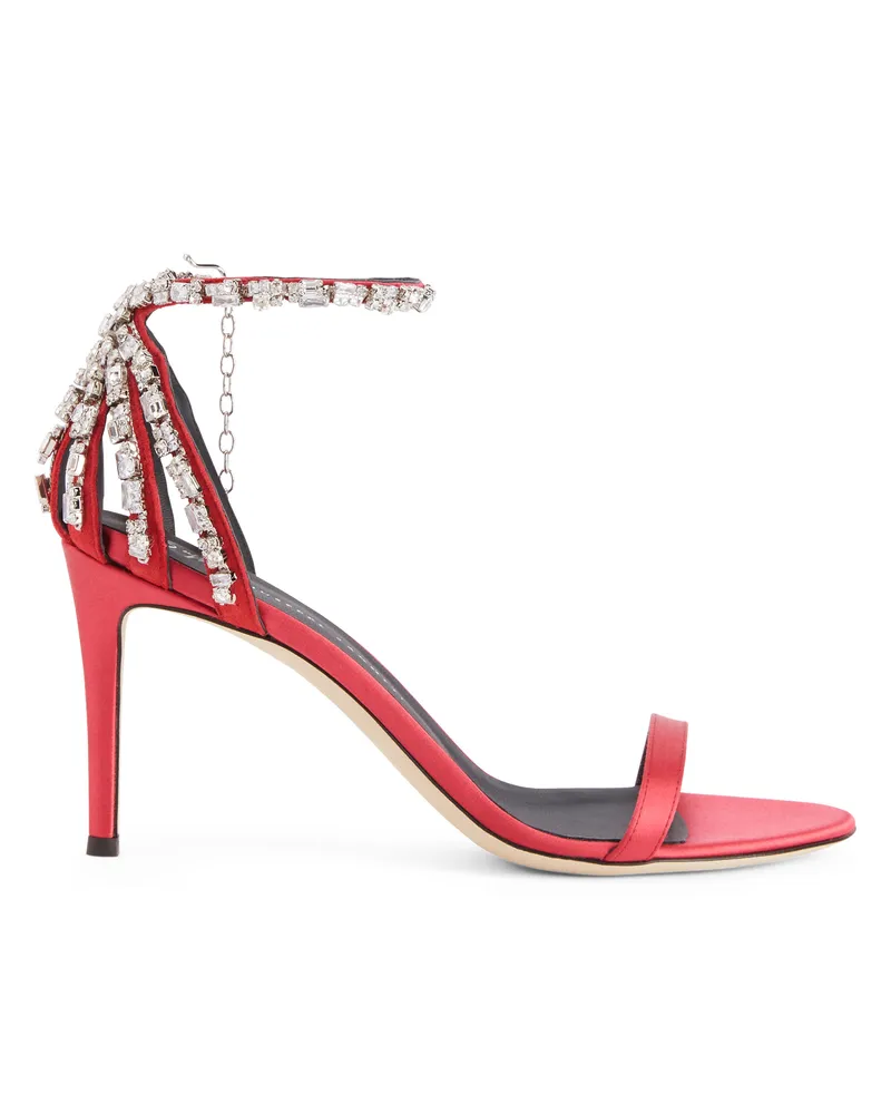 Giuseppe Zanotti ADELE CRYSTAL Sandals Red