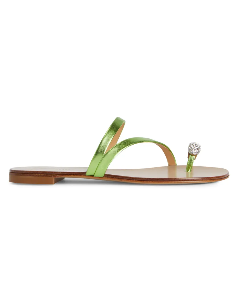 Giuseppe Zanotti HILLARY RING Flats Green
