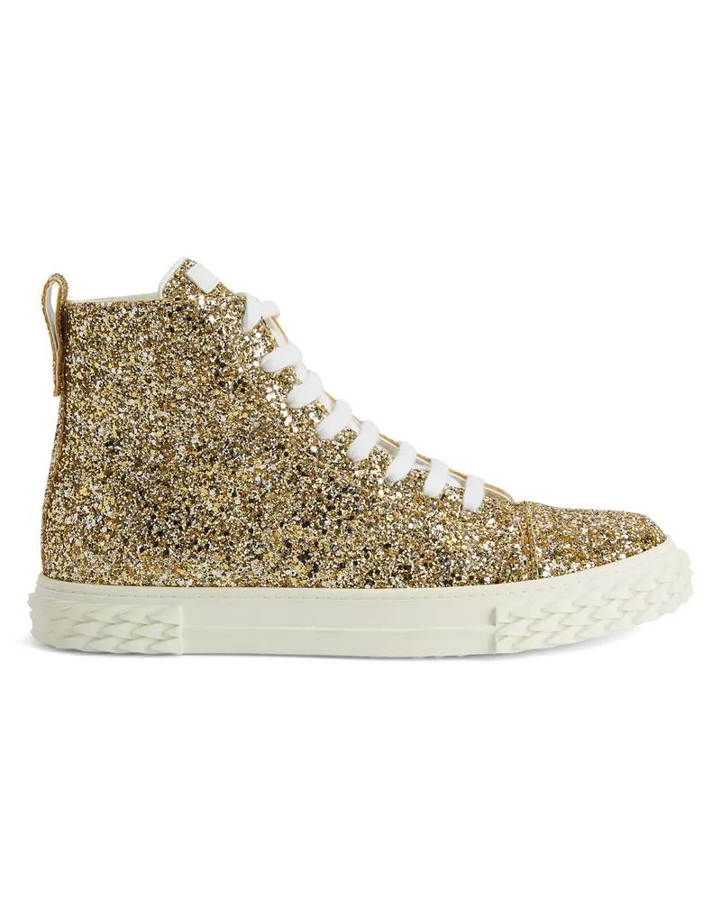Giuseppe Zanotti ECOBLABBER Mid top sneakers Gold