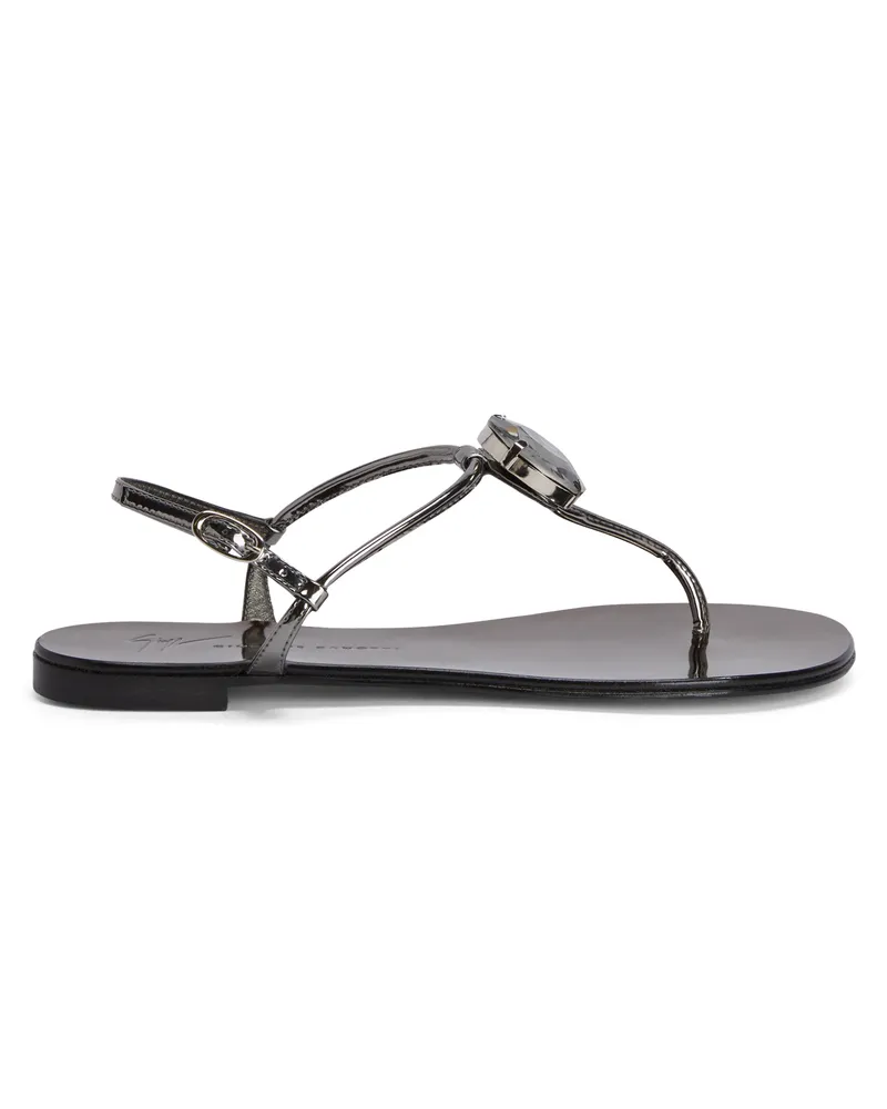 Giuseppe Zanotti ANTHONIA Flip-Flops Grey